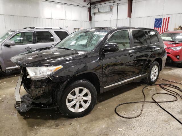 TOYOTA HIGHLANDER 2013 with VIN 5TDBK3EH4DS251674 - Photo from auction