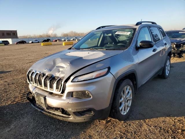 Photo 1 from auction – 2016 JEEP CHEROKEE S with VIN 1C4PJLAB0GW189463