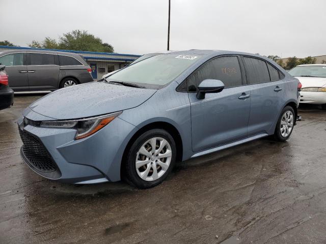 TOYOTA COROLLA LE 2021 with VIN JTDEPMAE0MJ124076 - Photo from auction