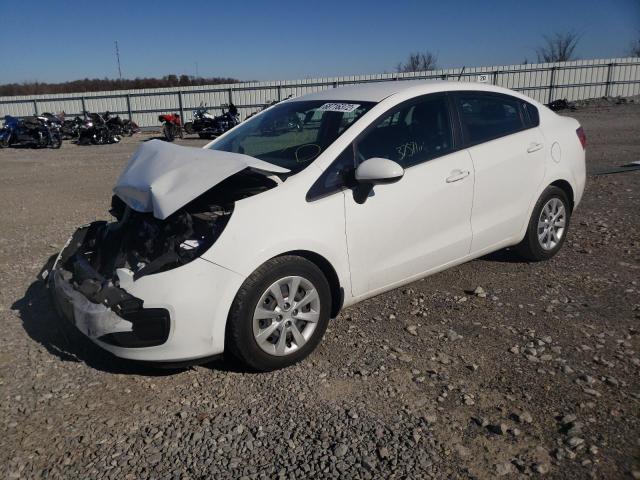 KIA RIO LX 2014 with VIN KNADM4A32E6357798 - Photo from auction