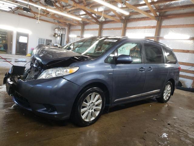 TOYOTA SIENNA LE 2017 with VIN 5TDJZ3DC6HS163390 - Photo from auction