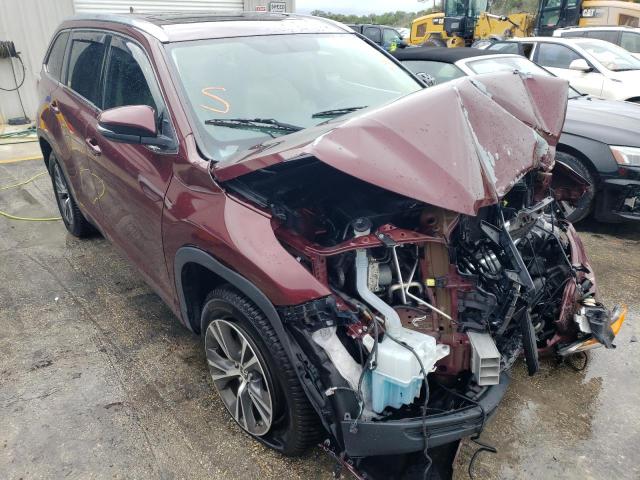 TOYOTA HIGHLANDER 2016 with VIN 5TDKKRFH6GS145278 - Photo from auction
