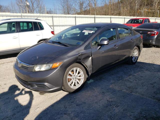 HONDA CIVIC EX 2012 with VIN 2HGFB2F86CH607910 - Photo from auction