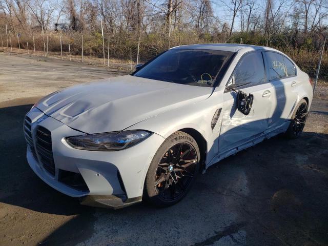 BMW M3 COMPETI 2022 مع رقم تعريف المركبة WBS43AY01NFL61852 - صورة من المزاد