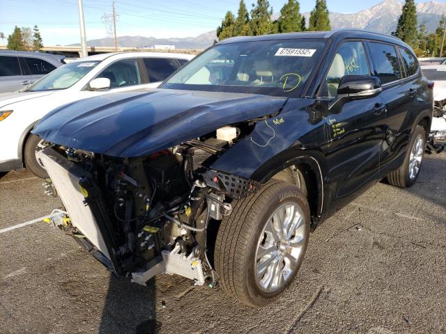 Photo 1 from auction – 2022 TOYOTA HIGHLANDER with VIN 5TDYZRAH3NS118839