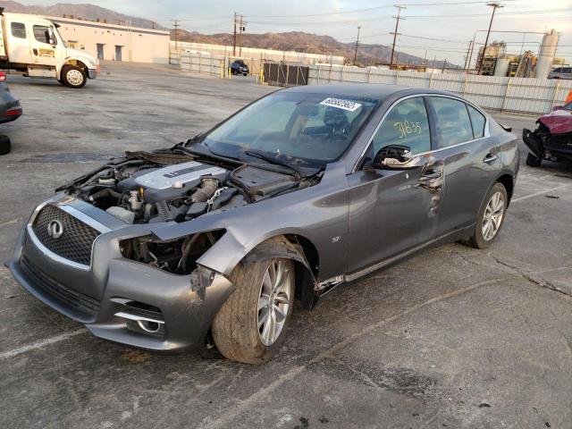 INFINITI Q50 BASE 2015 with VIN JN1BV7AP9FM354666 - Photo from auction