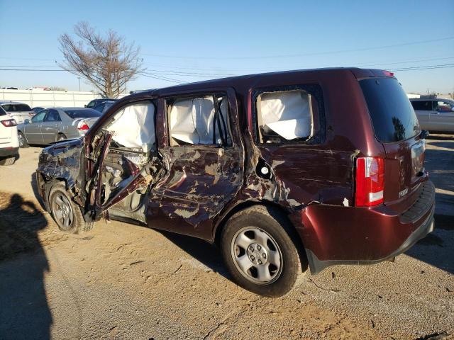 Photo 2 from auction – 2012 HONDA PILOT LX with VIN 5FNYF4H29CB079883