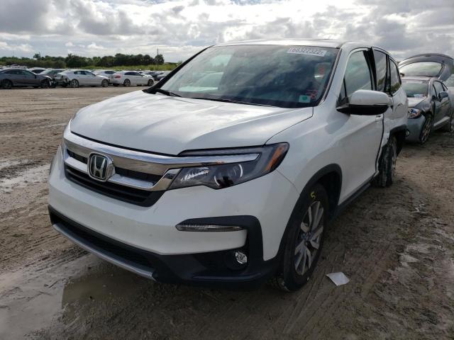 HONDA PILOT EXL 2021 with VIN 5FNYF5H54MB031824 - Photo from auction