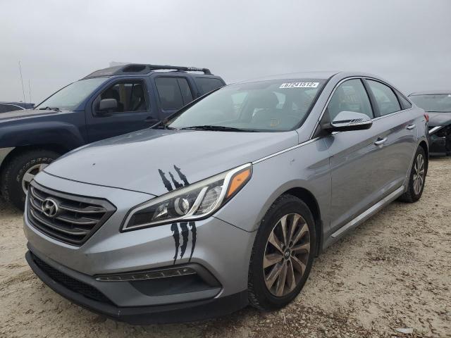 HYUNDAI SONATA SPO 2016 with VIN 5NPE34AF7GH339634 - Photo from auction