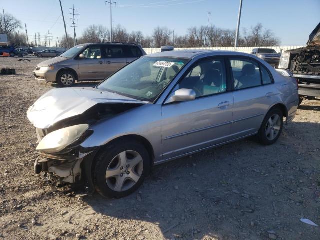 HONDA CIVIC EX 2005 with VIN 2HGES26775H509653 - Photo from auction