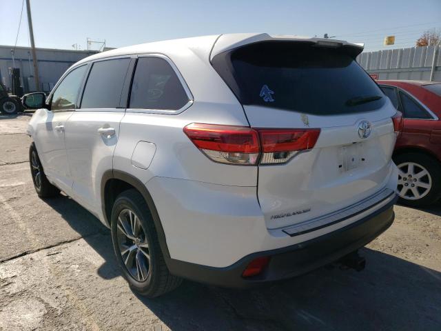 Photo 2 from auction – 2018 TOYOTA HIGHLANDER with VIN 5TDZARFH5JS033726