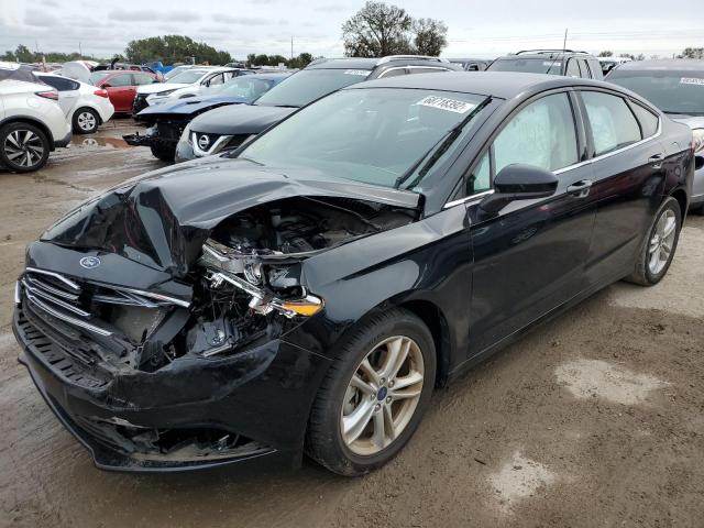 FORD FUSION SE 2018 with VIN 3FA6P0HD6JR244787 - Photo from auction