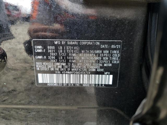 Photo 14 from auction – 2021 SUBARU ASCENT LIM with VIN 4S4WMAPD6M3454704
