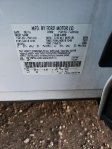 Photo 14 from auction – 2016 FORD EDGE SEL with VIN 2FMPK4J84GBC35154