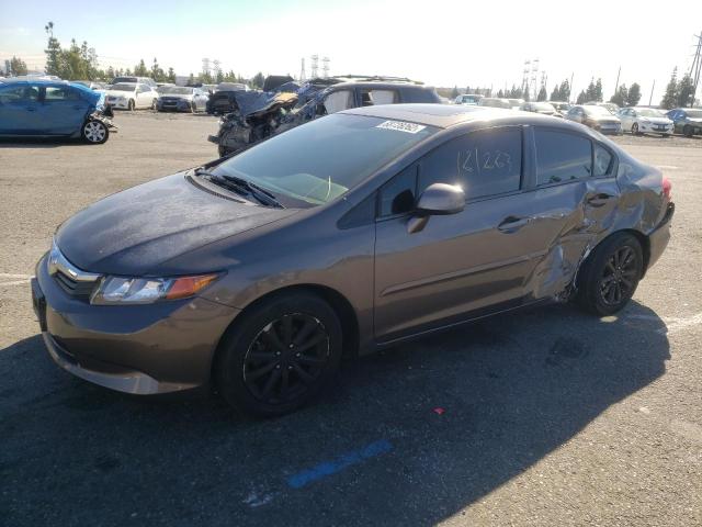 HONDA CIVIC EX 2012 with VIN 2HGFB2F88CH512863 - Photo from auction