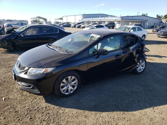 HONDA CIVIC LX 2014 with VIN 19XFB2F57EE224223 - Photo from auction