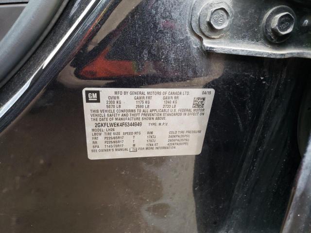 Photo 14 from auction – 2015 GMC TERRAIN SL with VIN 2GKFLWEK4F6344949