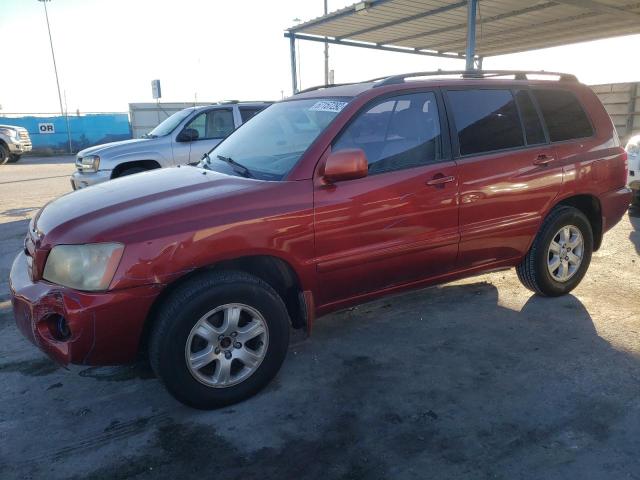 TOYOTA HIGHLANDER 2002 с VIN JTEGF21A220047707 - Снимка от търг