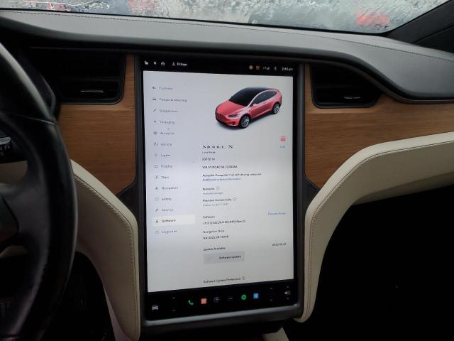 Photo 9 from auction – 2020 TESLA MODEL X with VIN 5YJXCAE24LF239384