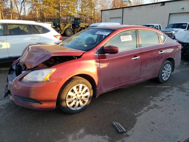 NISSAN SENTRA S 2015 with VIN 3N1AB7APXFL666865 - Photo from auction
