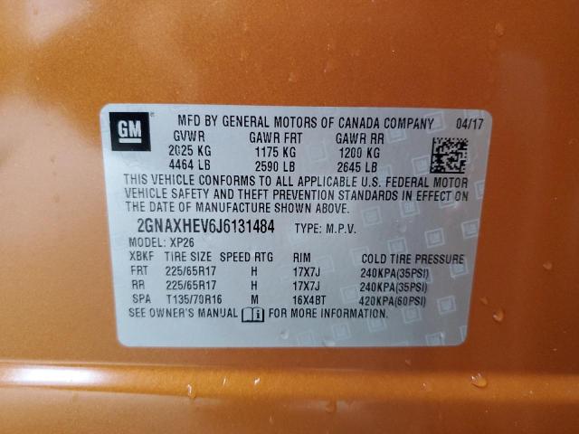 Photo 14 from auction – 2018 CHEVROLET EQUINOX LS with VIN 2GNAXHEV6J6131484