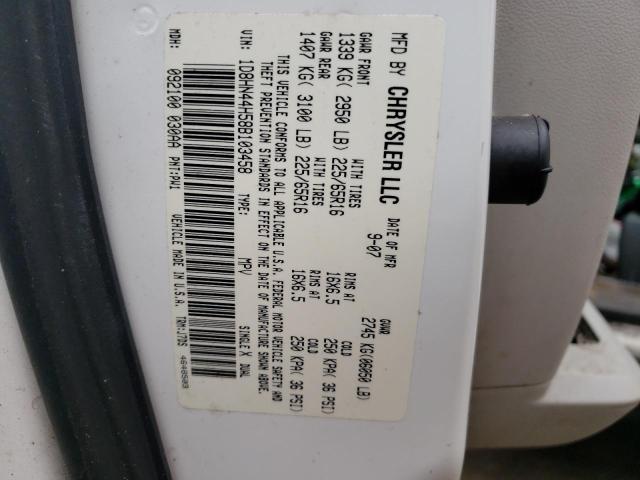 Photo 14 from auction – 2008 DODGE GRAND CARA with VIN 1D8HN44H58B103458
