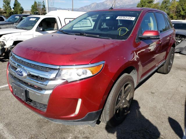 FORD EDGE SEL 2014 with VIN 2FMDK3JC7EBB67723 - Photo from auction