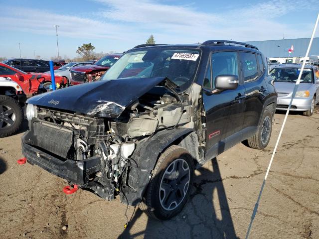 JEEP RENEGADE T 2017 with VIN ZACCJBCB0HPF25889 - Photo from auction