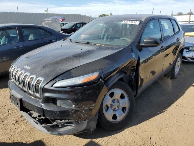 JEEP CHEROKEE S 2014 with VIN 1C4PJMAB9EW286826 - Photo from auction