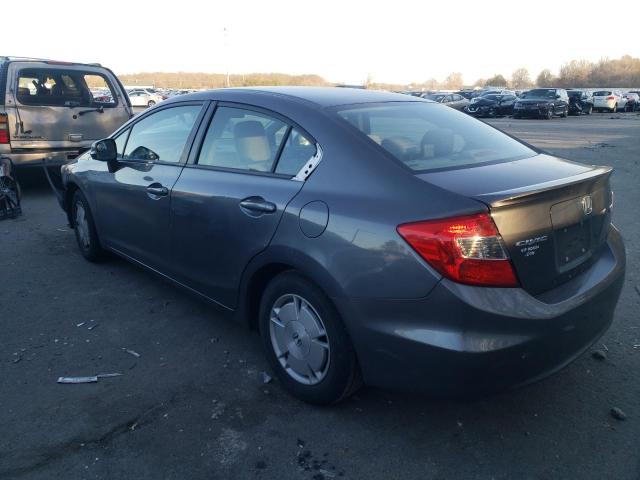 Photo 2 from auction – 2012 HONDA CIVIC HF with VIN 2HGFB2F63CH517872