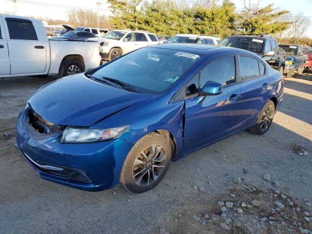 HONDA CIVIC EX 2013 with VIN 19XFB2F83DE071588 - Photo from auction
