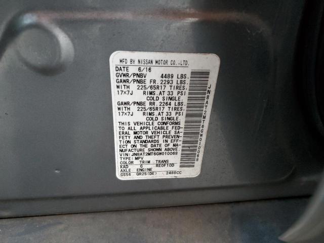 Photo 14 from auction – 2016 NISSAN ROGUE S with VIN JN8AT2MT6GW010068