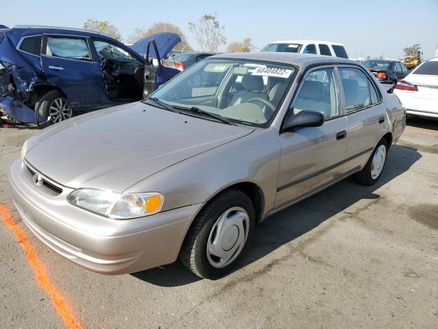 TOYOTA COROLLA VE 2000 with VIN 1NXBR12E1YZ350301 - Photo from auction