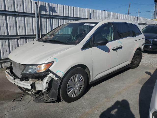 HONDA ODYSSEY LX 2014 with VIN 5FNRL5H28EB040367 - Photo from auction