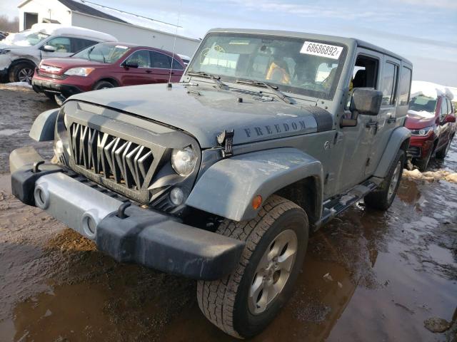 JEEP WRANGLER U 2015 with VIN 1C4HJWEG8FL515585 - Photo from auction