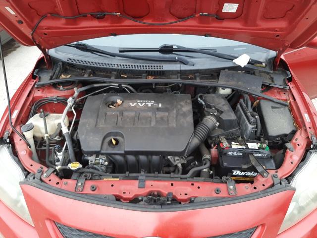 Photo 11 from auction – 2009 TOYOTA COROLLA BA with VIN 1NXBU40E29Z121114