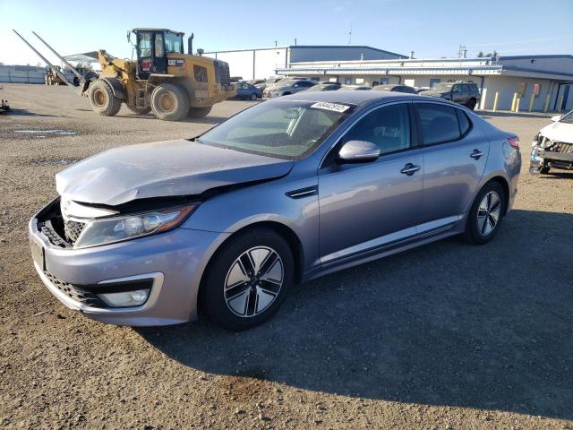 KIA OPTIMA HYB 2012 with VIN KNAGM4ADXC5027772 - Photo from auction