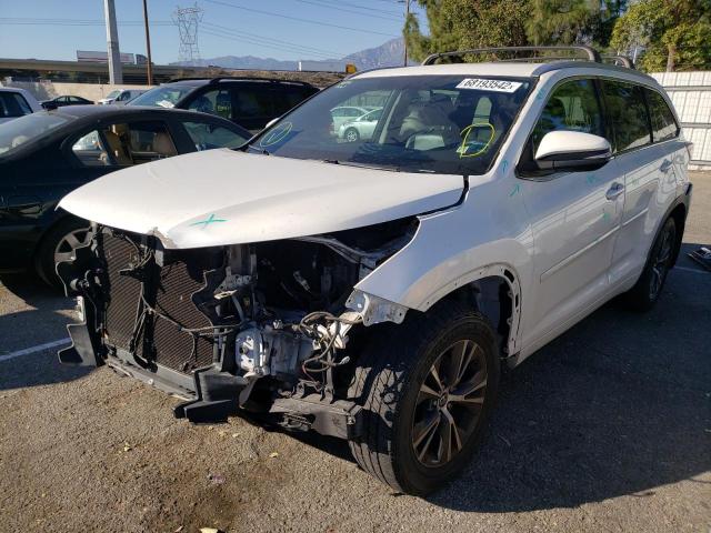 TOYOTA HIGHLANDER 2016 with VIN 5TDJKRFH9GS326354 - Photo from auction