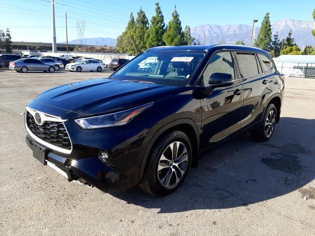 TOYOTA HIGHLANDER 2021 with VIN 5TDGZRBH1MS547387 - Photo from auction