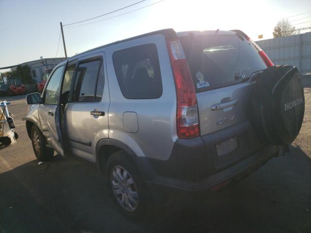 Photo 2 from auction – 2006 HONDA CR-V EX with VIN JHLRD68886C013291