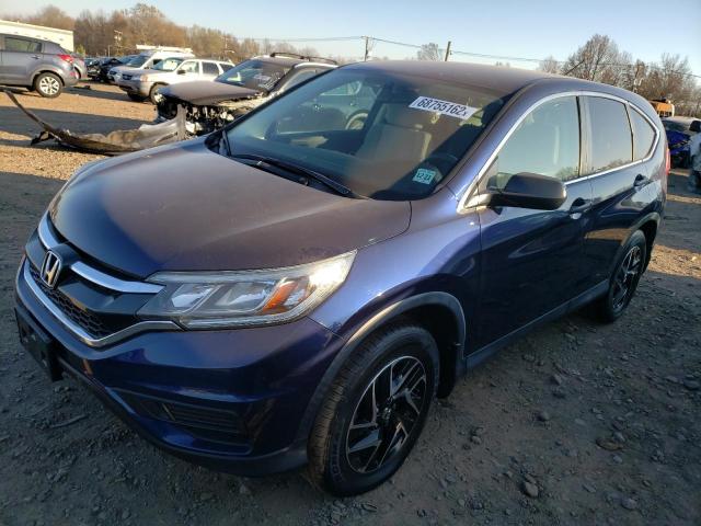 HONDA CR-V SE 2016 with VIN 2HKRM4H4XGH667438 - Photo from auction