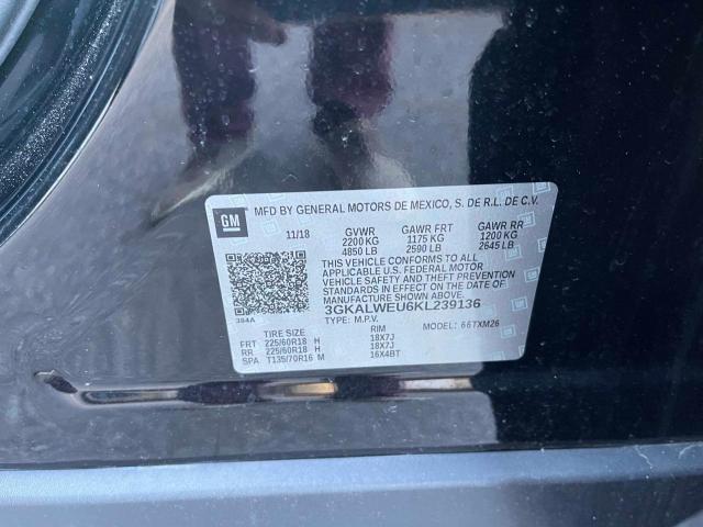 Photo 10 from auction – 2019 GMC TERRAIN SL with VIN 3GKALWEU6KL239136