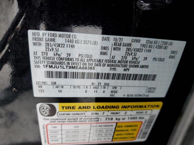Photo 14 from auction – 2021 FORD EXPEDITION with VIN 1FMJU1LT9MEA68385