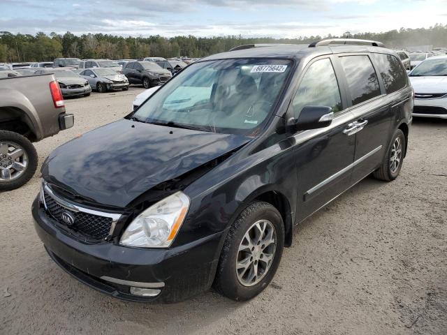 KIA SEDONA EX 2014 with VIN KNDMH4C72E6565574 - Photo from auction