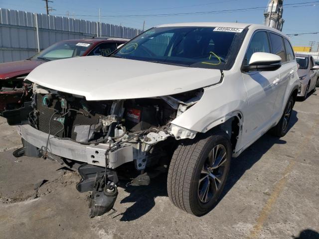TOYOTA HIGHLANDER 2018 with VIN 5TDZARFH5JS033726 - Photo from auction
