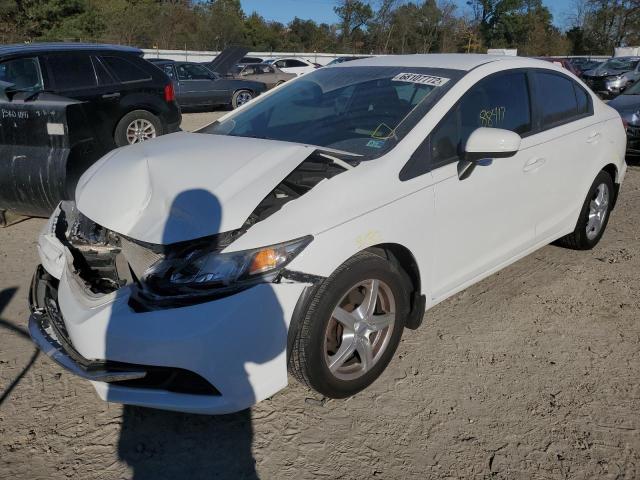 HONDA CIVIC LX 2014 with VIN 2HGFB2F58EH503797 - Photo from auction