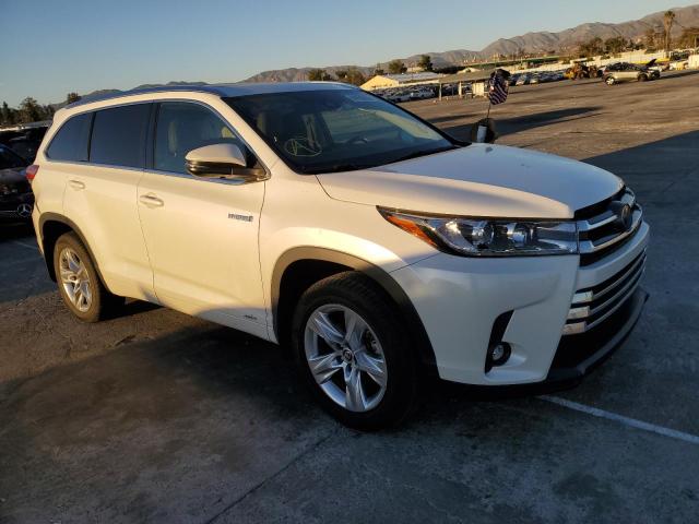 Photo 4 from auction – 2019 TOYOTA HIGHLANDER with VIN 5TDDGRFH6KS062632