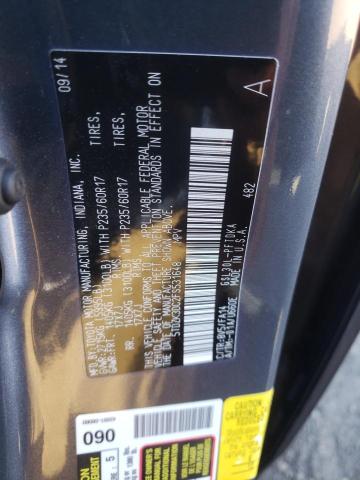 Photo 14 from auction – 2015 TOYOTA SIENNA with VIN 5TDZK3DC2FS531648