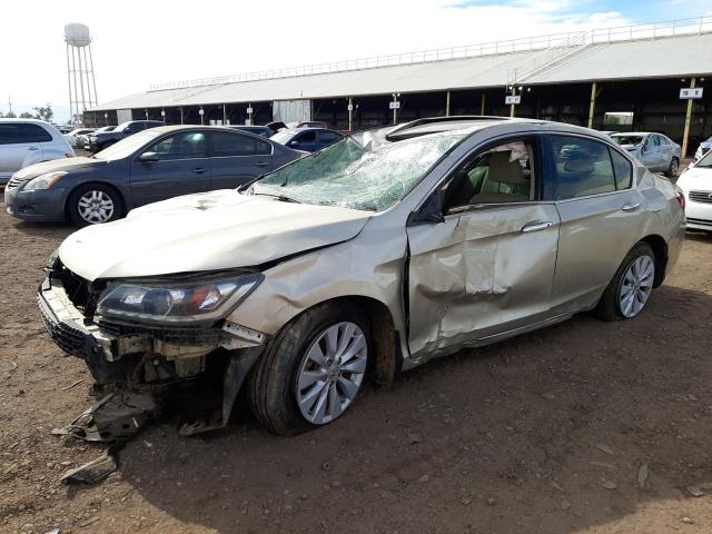 HONDA ACCORD EXL 2015 with VIN 1HGCR3F84FA005370 - Photo from auction