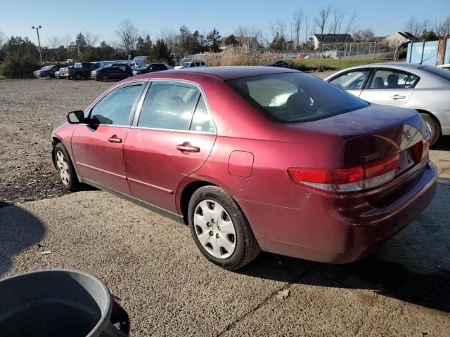 Photo 2 from auction – 2004 HONDA ACCORD LX with VIN 1HGCM66354A081925